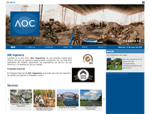 Tablet Screenshot of aocingenieria.com